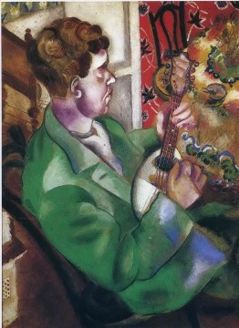 David de profil contemporain Marc Chagall Peinture à l'huile
